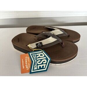 Cobian Men's Flip Flops Size 8 Roca Rise  Comfort Sandals Cushion Support